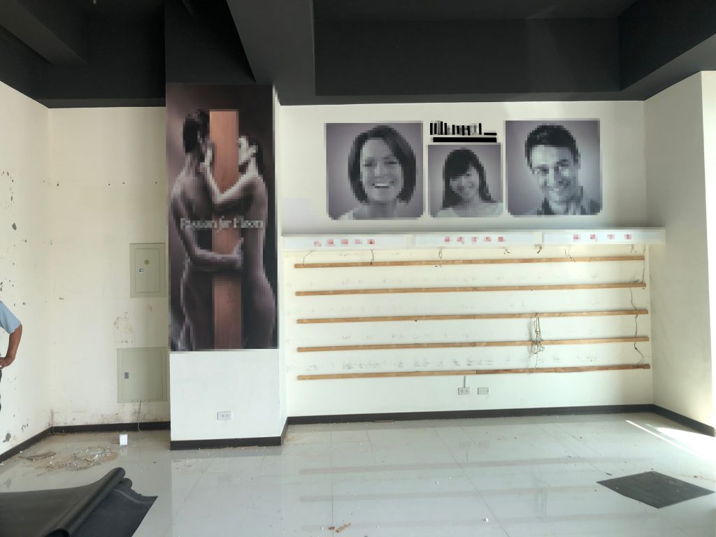 FUN心租展示區施工前