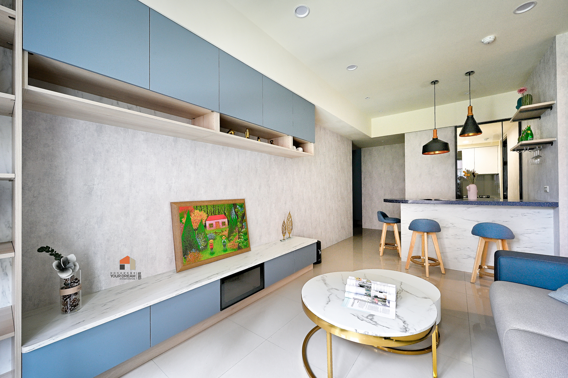 JWORD客廳及中島